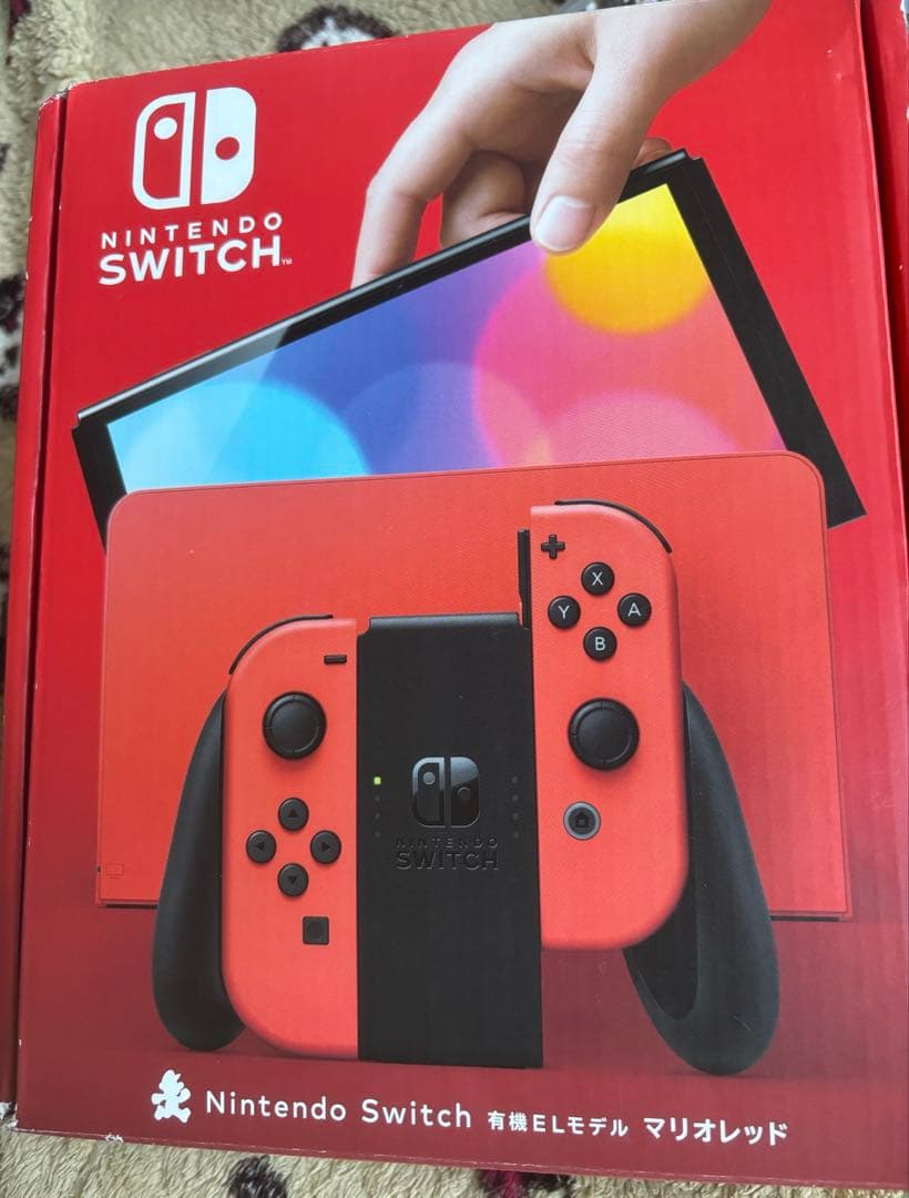 ほぼ未使用　Nintendo Switch マリオレッド 有機el 本体 美品