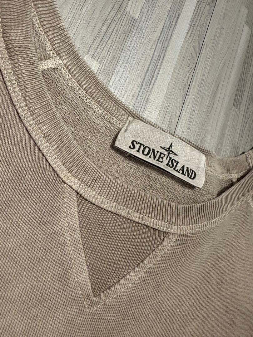 美品【STONE 】ストーンアイランド　スウェット　ベージュXL