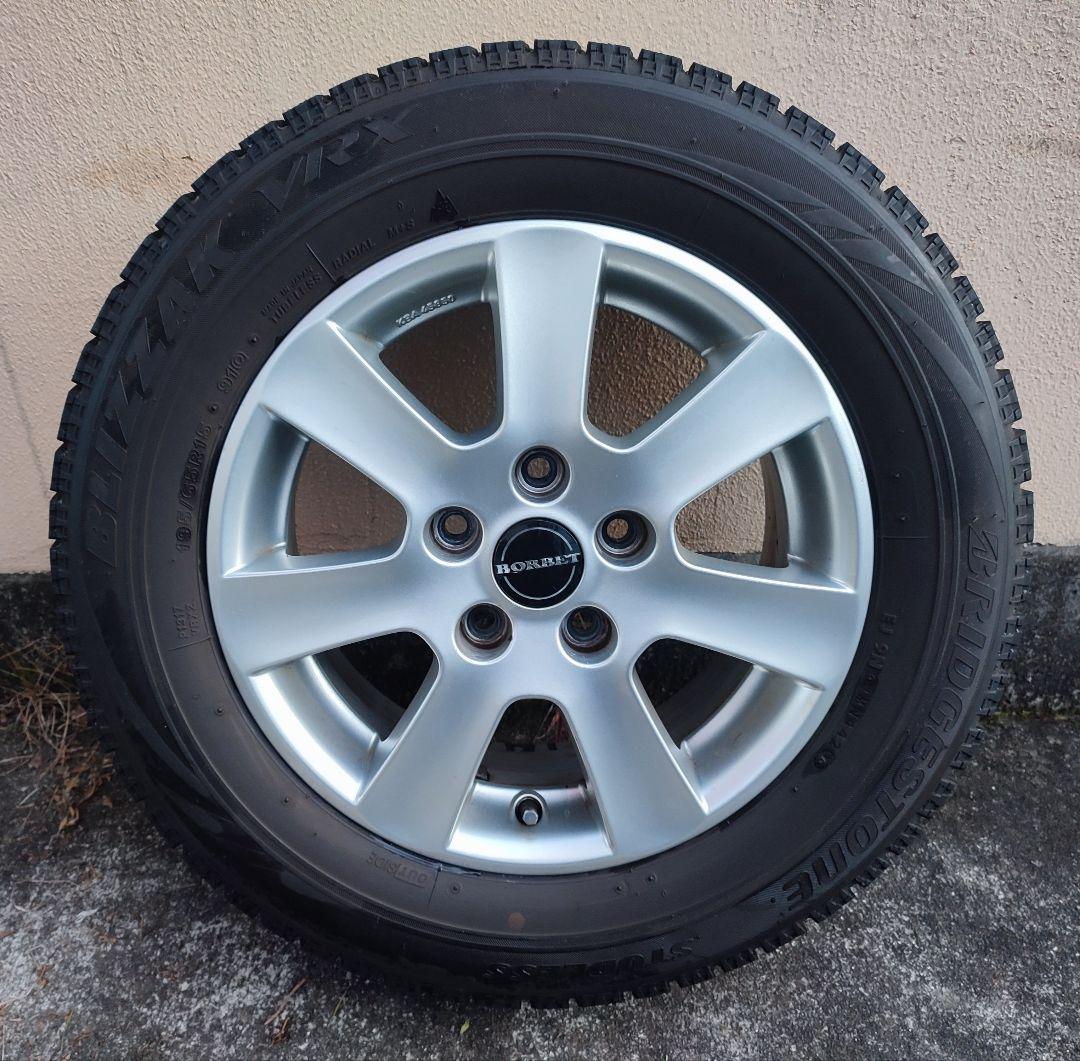 怪*ル様 VW ゴルフ 6 / 7 等 スタッドレス ホイール４本セット195/