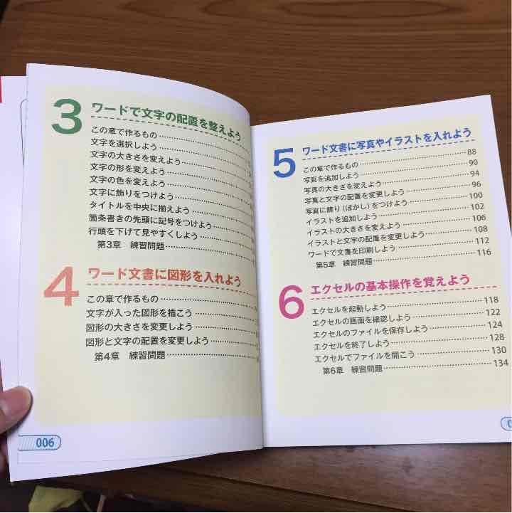 ワードエクセル本 目次 追加画像です☆