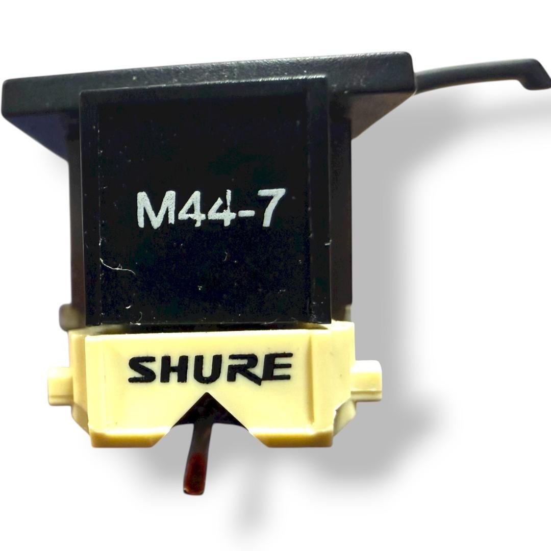 ☆良品 テクニクス SHURE M44-7 ヘッドシェル付 フォノカートリッジ針