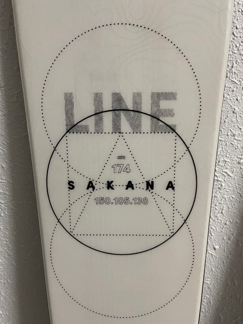 【値下げしました】LINE SAKANA 174cm（ライン　サカナ）