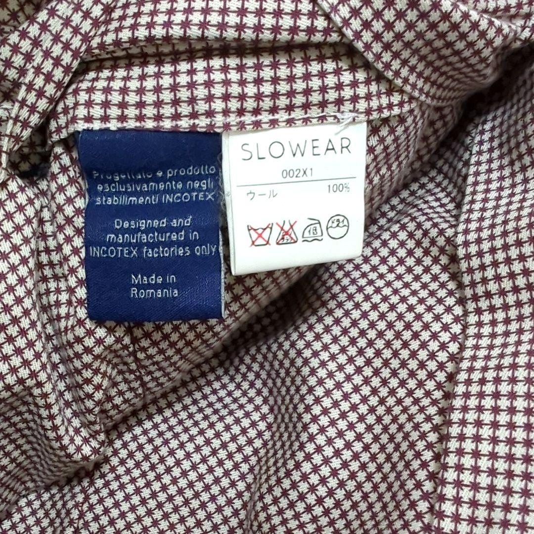 Incotex インコテックス パンツ スラックス ウール 44 ネイビー