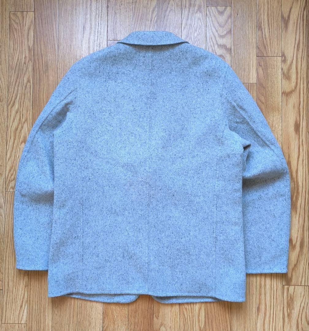 MUJI Labo カシミヤ混ジャケット L ライトグレー