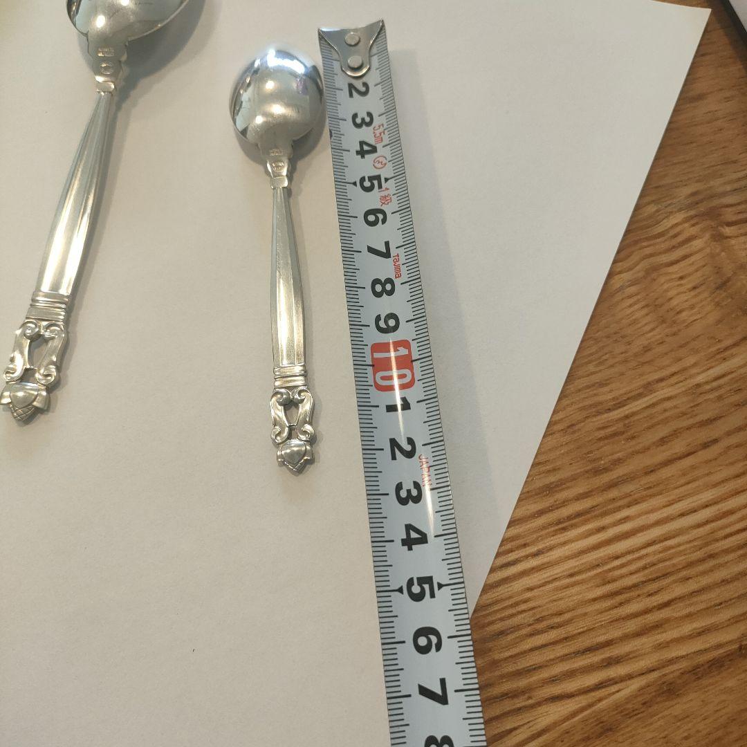 ジョージジェンセン 純銀フォーク アカンサス 4本