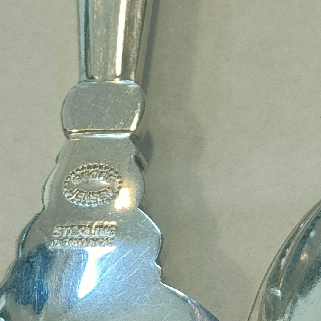 ジョージジェンセン 純銀フォーク アカンサス 4本