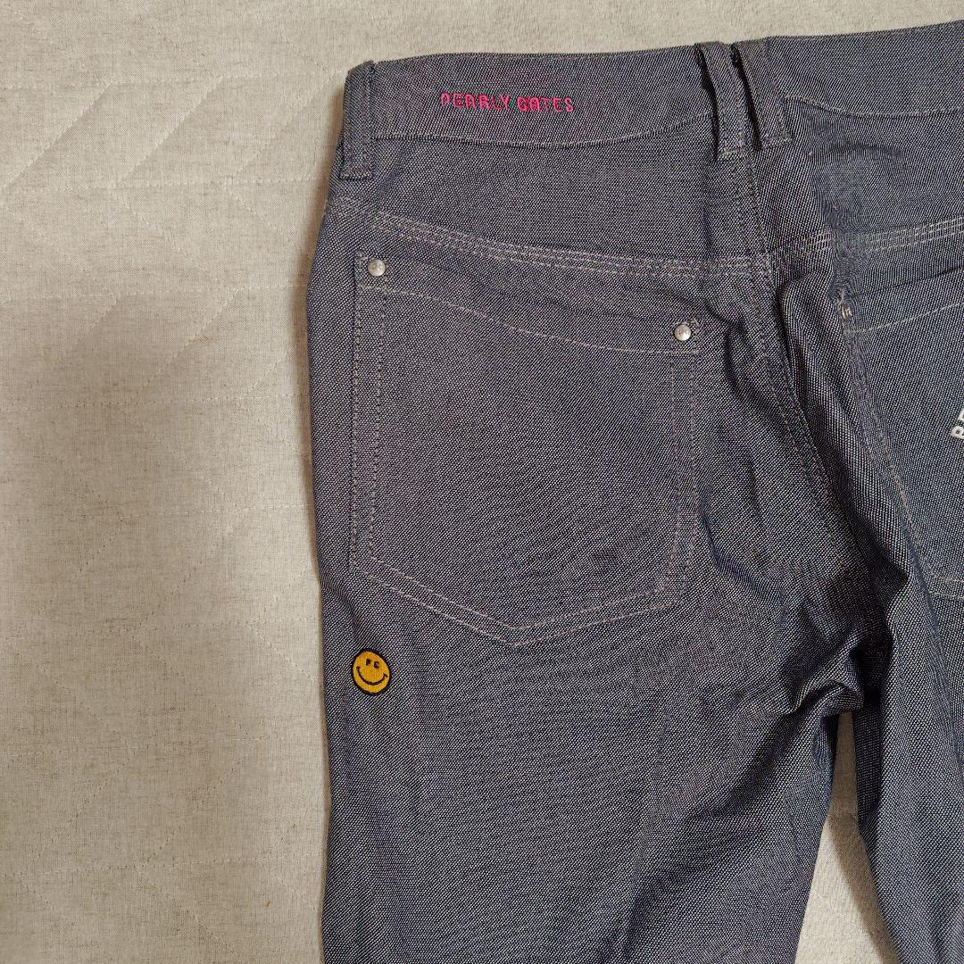 パーリーゲイツ レディースパンツ ダークグレー 89刺繍