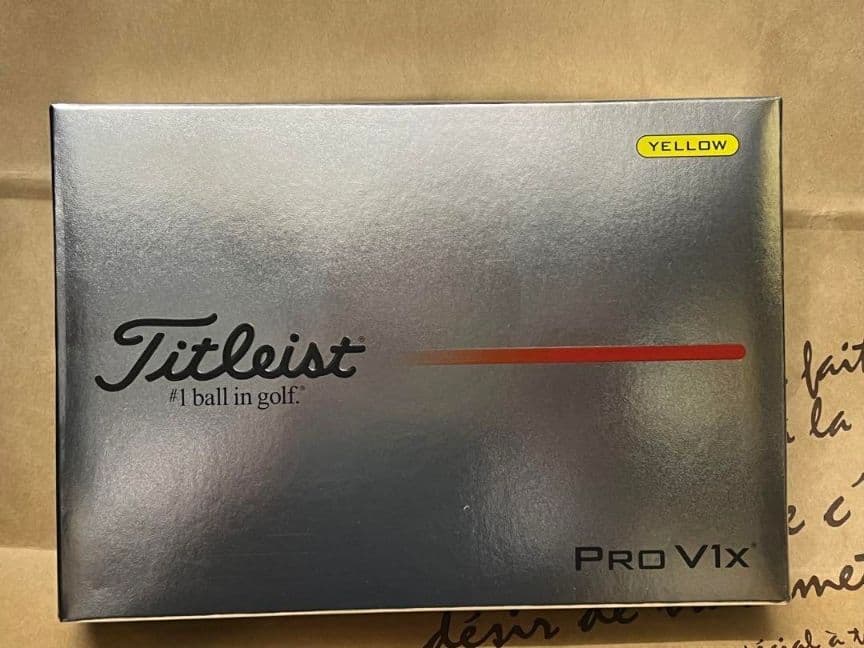 タイトリストPROV1X イエロー　2ダース　新品未使用