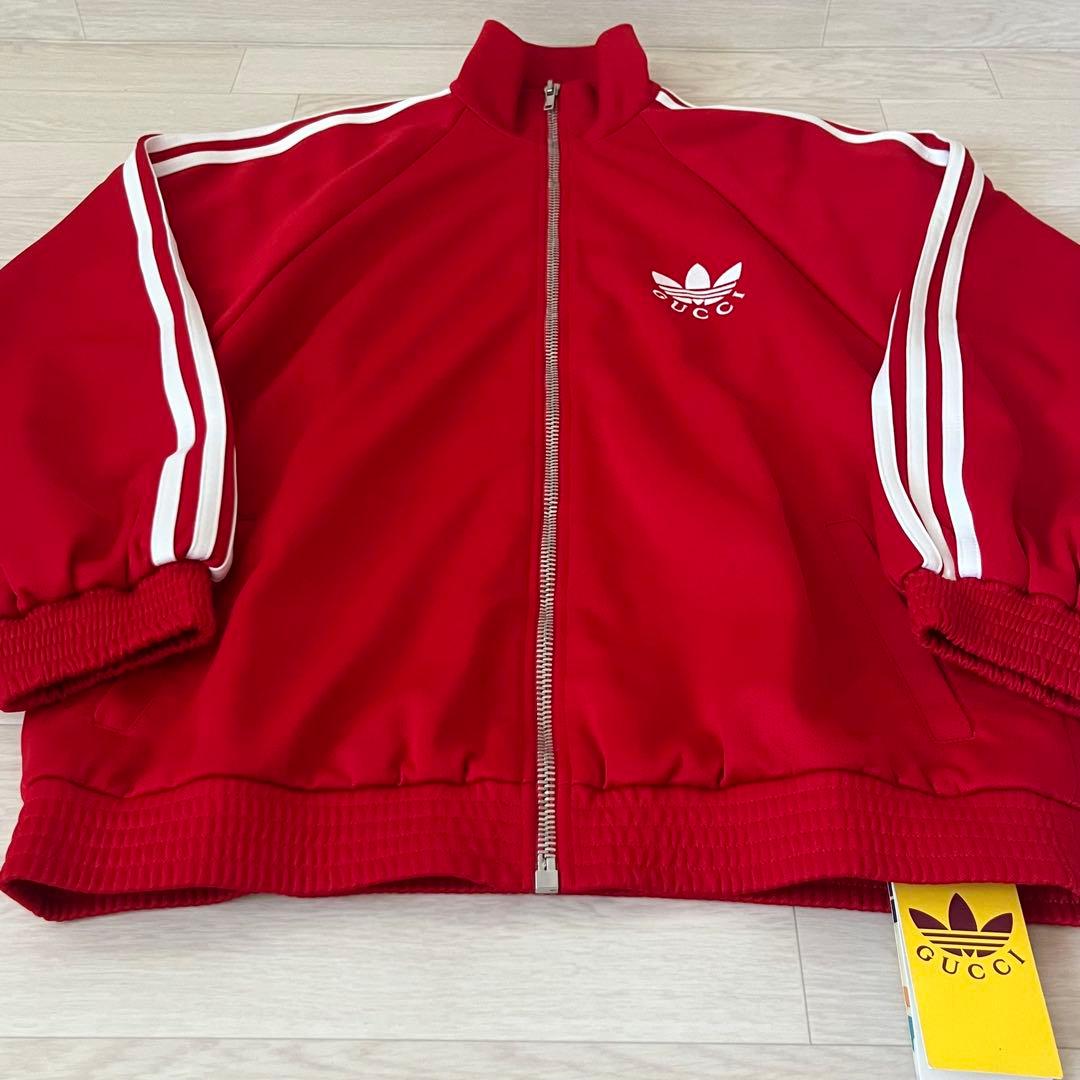 未使用 GUCCI × adidas Cotton Jersey Zip JKT