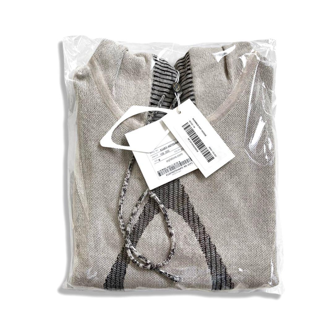 MSCHF RHOMBUS KNIT HOODIE BEIGE（M）