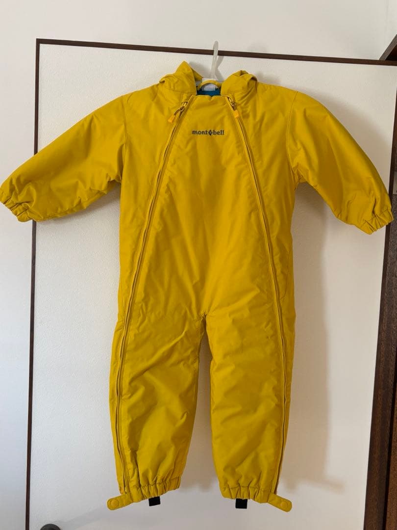 モンベル　ジャンプスーツ　イエロー スキーウェア サイズ90