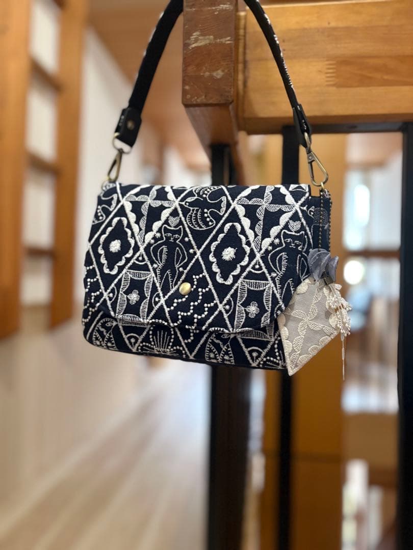 ミナペルホネン▪︎ハンドメイド▪︎ミディアムパン　手持ちタイプ