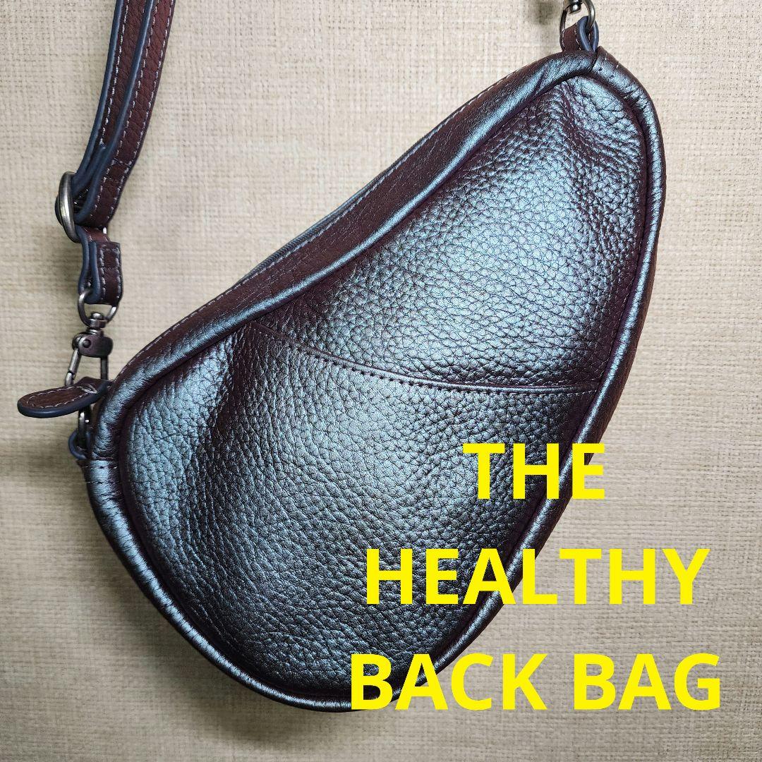 【美品】HEALTHY BACK BAG レザー バッグレット メタリック