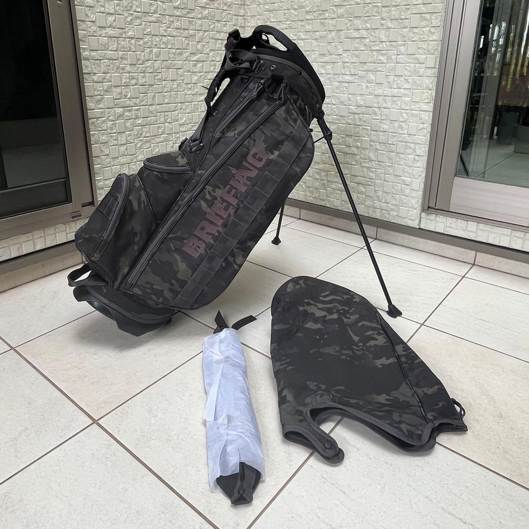 ブリーフィング　BRIEFING キャディバッグ　CR-4 ブラックカモ
