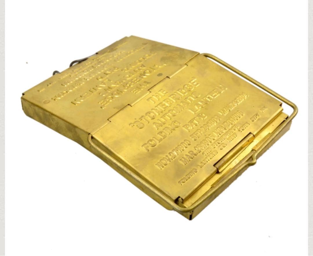 【新品未開封】ストーンブリッジ フォールディング キャンドルランタン 真鍮