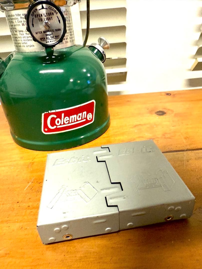 【美品】コールマン：200Aグリーン（1980年11月製）おまけ付き