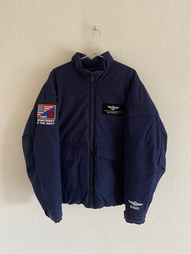 AVIREX USMC ジャケット XL ネイビー