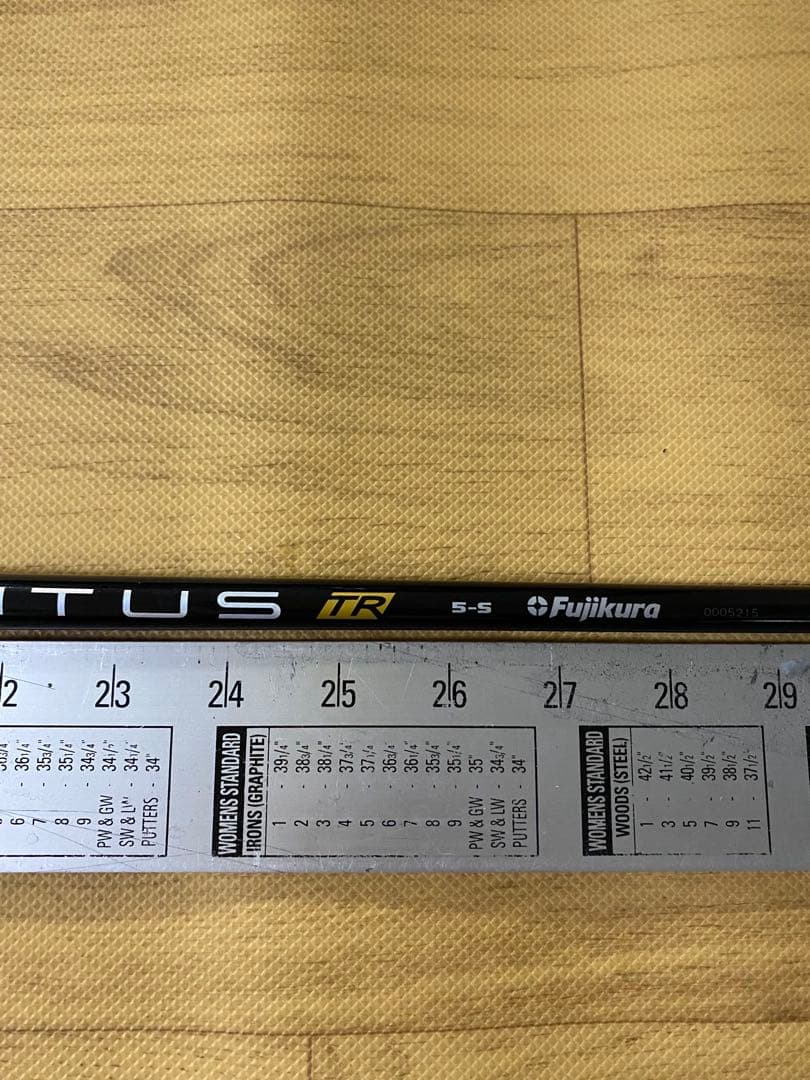 577 フジクラ　ベンタスブラックTR 5S タイトスリーブ付　ドライバー用