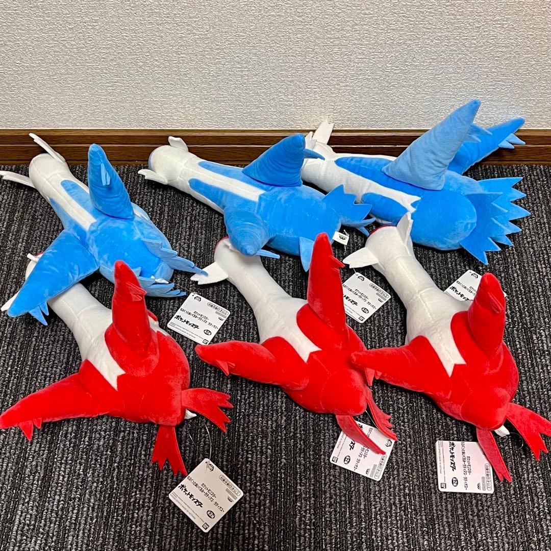 ポケットモンスター もふぐっとぬいぐるみ ラティアス ラティオス 6体セット