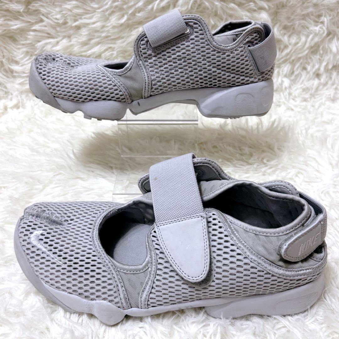 ✨美品✨ナイキ エアリフト ブリーズグレー メッシュ サンダル 足袋 27.0