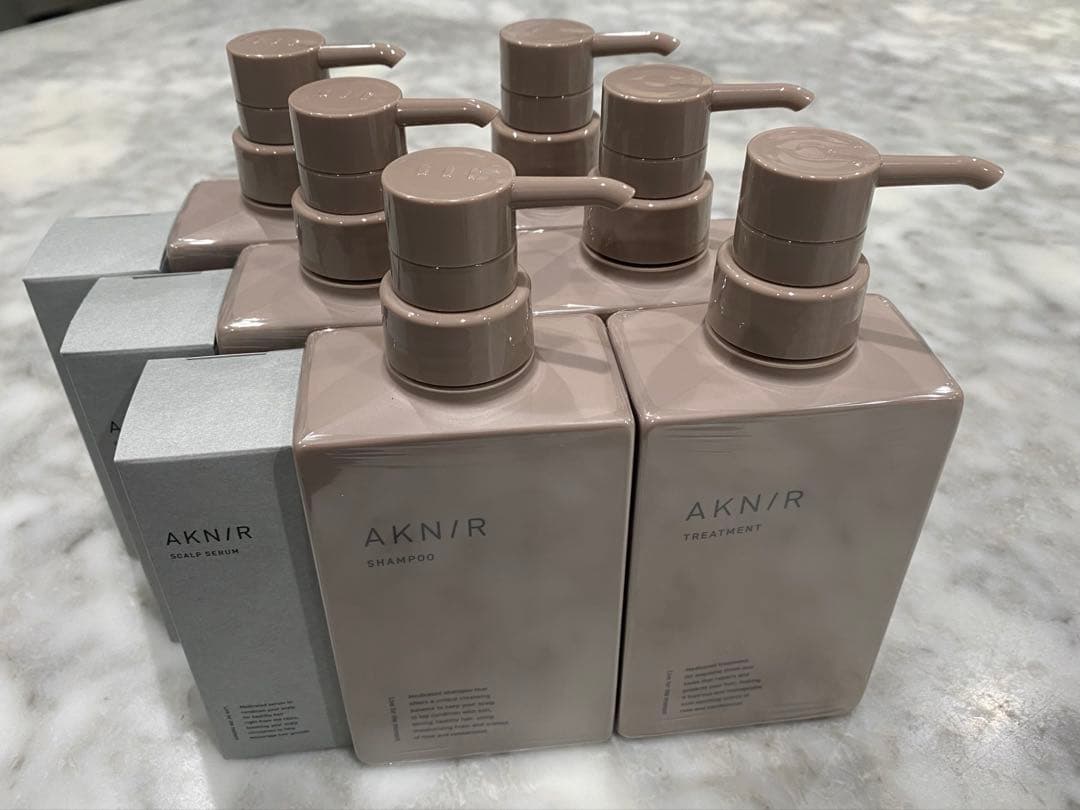 AKNIR シャンプー 6本　薬用スカルプセラム3個　セット販売