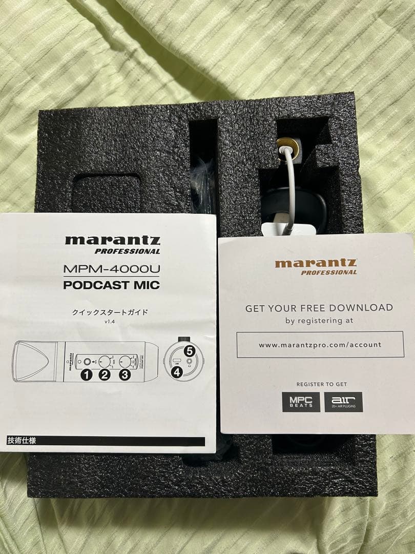 Marantz MPM-4000U ポッドキャストマイク