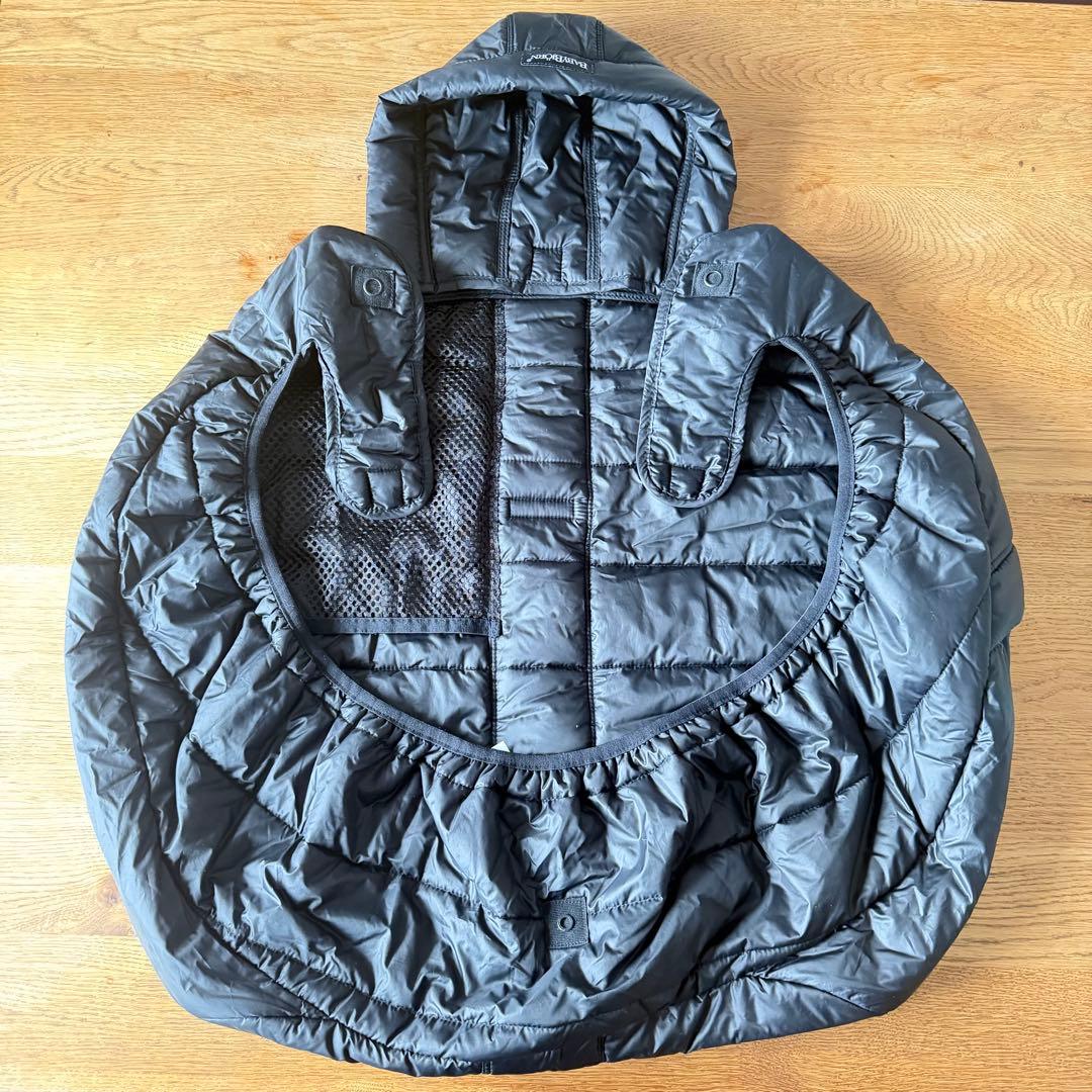 【超美品】ベビービョルン 抱っこひも用ウィンターカバー ブラック