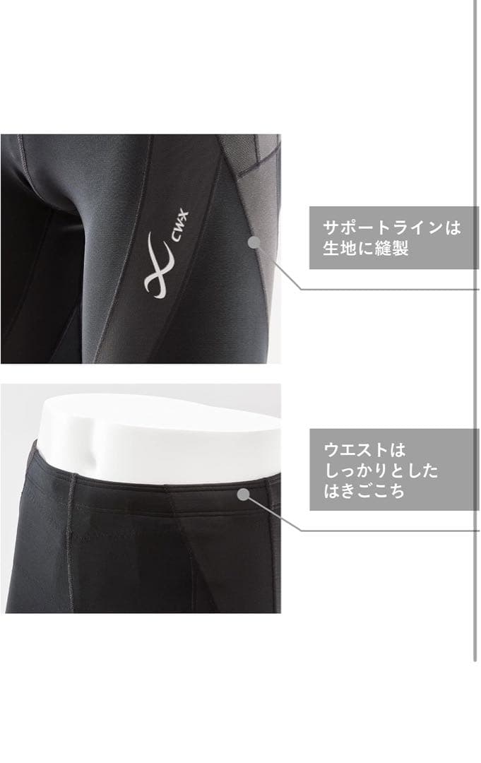 T049 [シーダブリューエックス/ワコール] メンズスポーツタイツHZO639