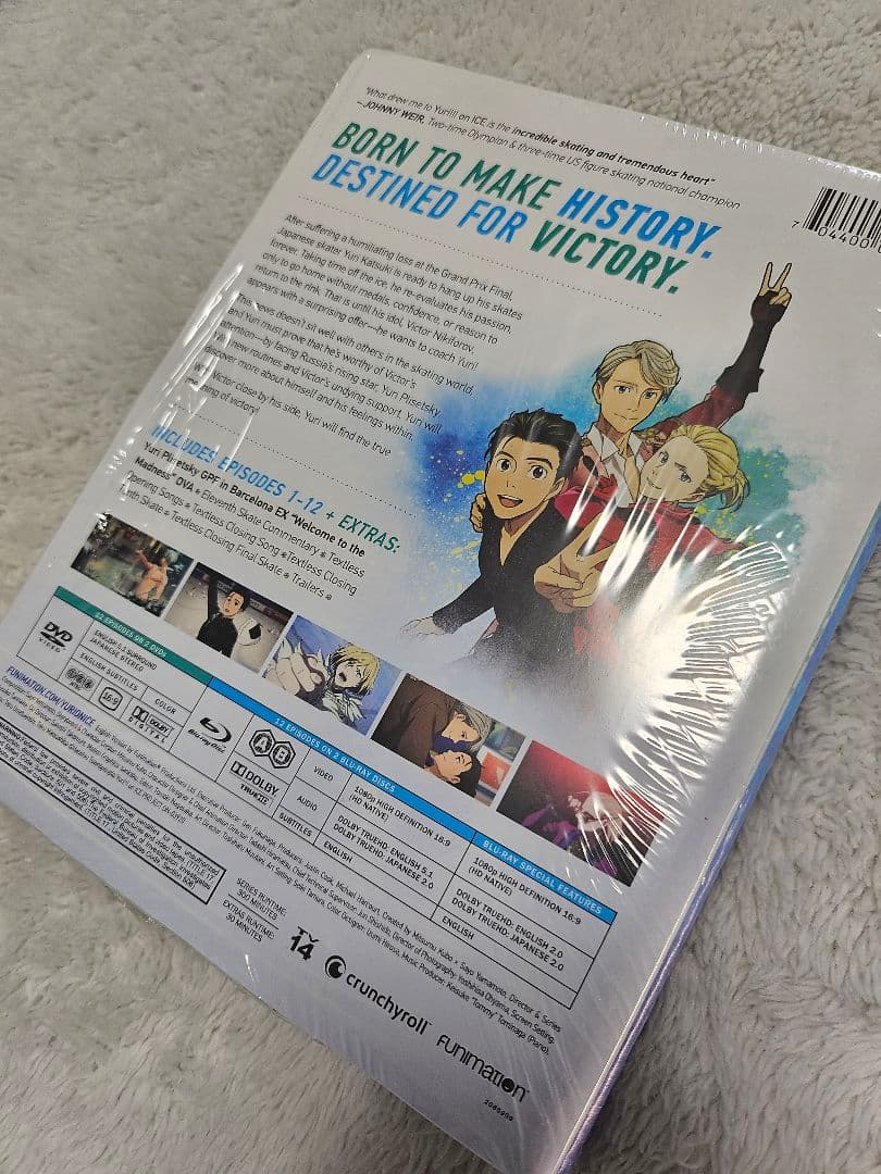 ユーリ!!! on ICE DVD、Blu-ray 全12話　北米版