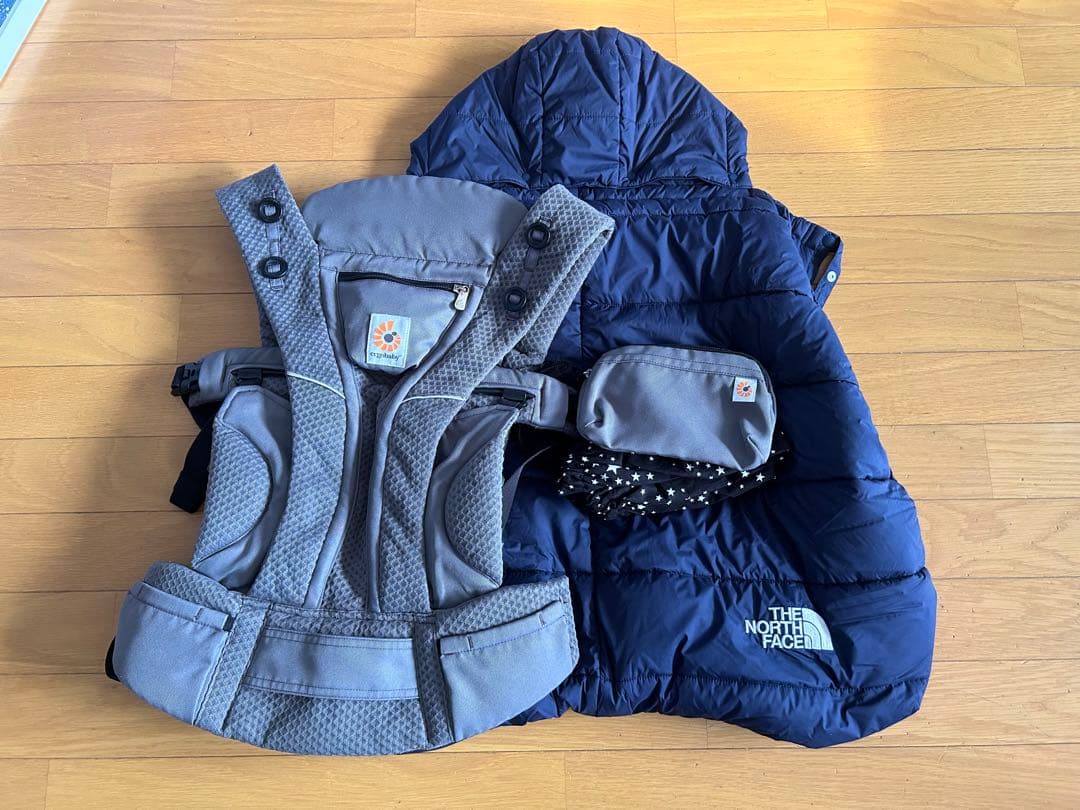 ノースフェイス ベビー シェルブランケット エルゴベビー　オムニブリーズ