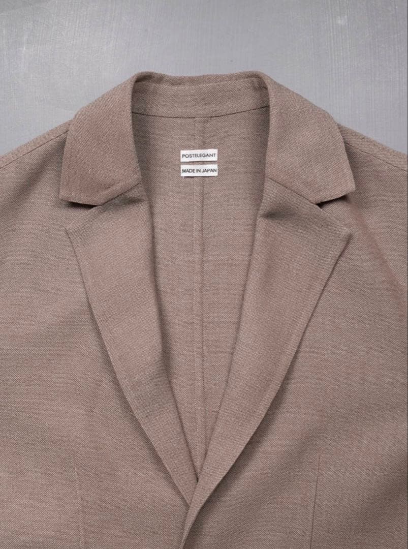 POSTELEGANT ポステレガント 和紙 ウール リバー ジャケット