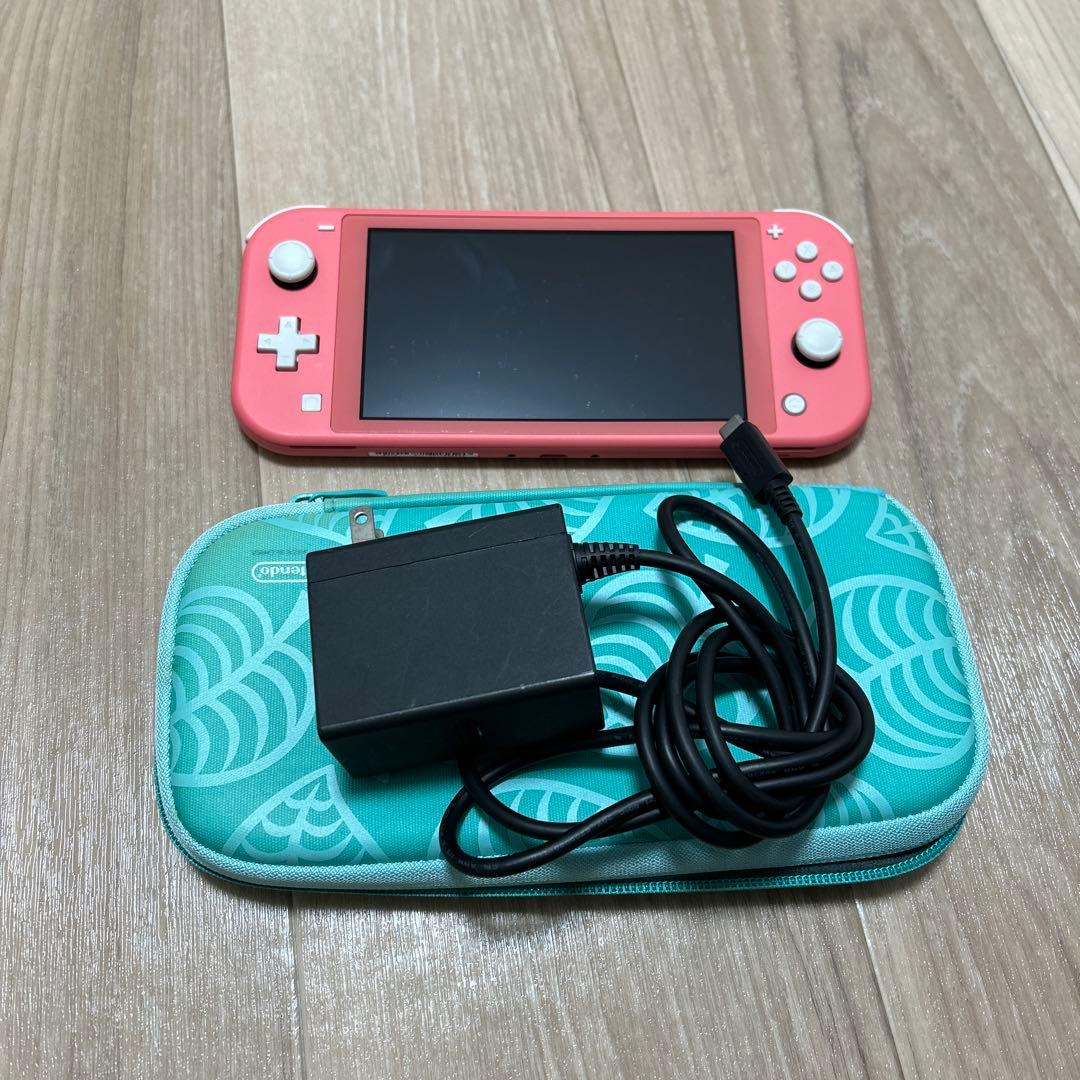 Nintendo Switch Lite コーラル + スマブラソフト+ケース