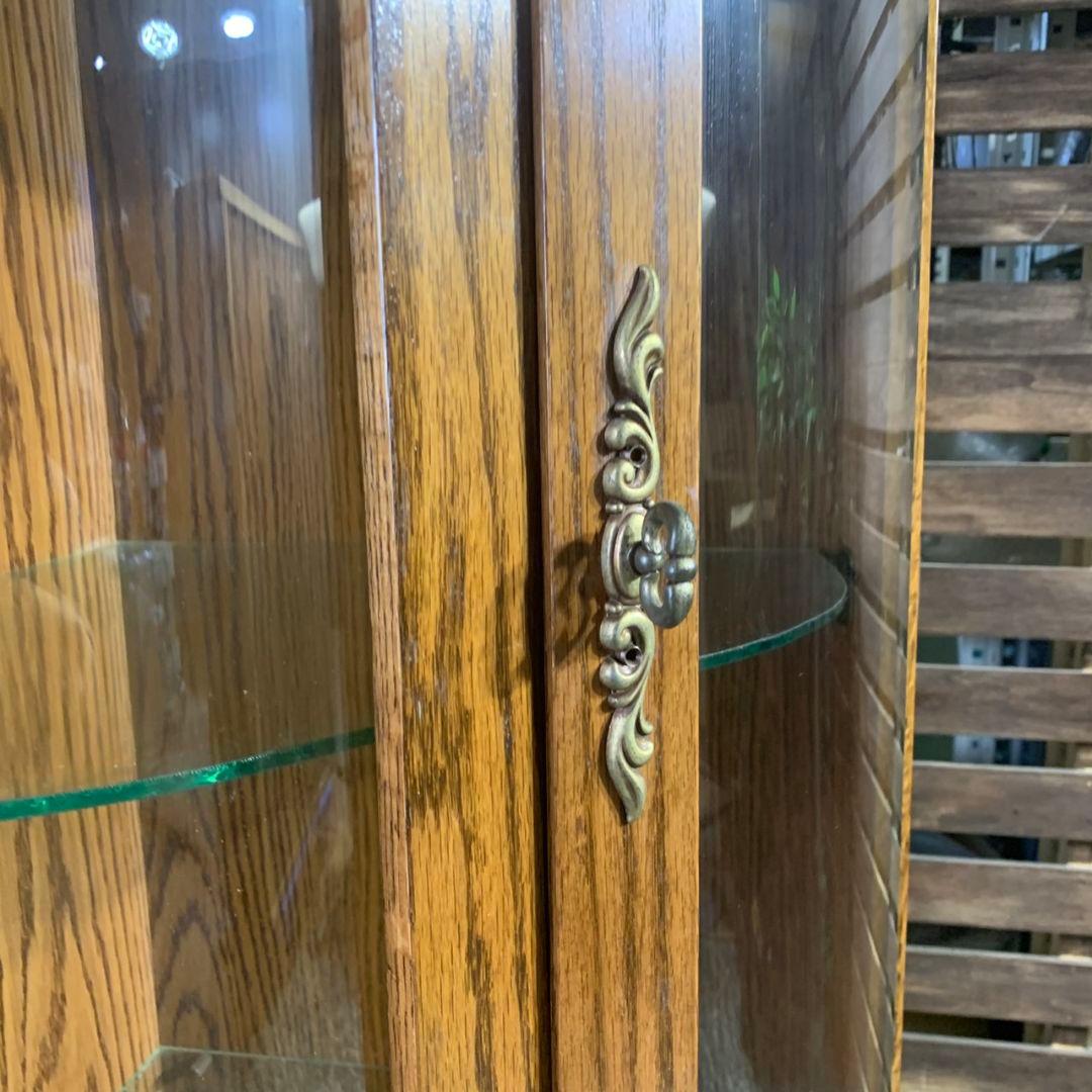 J162 英国風コーナーコレクションボード キャビネット