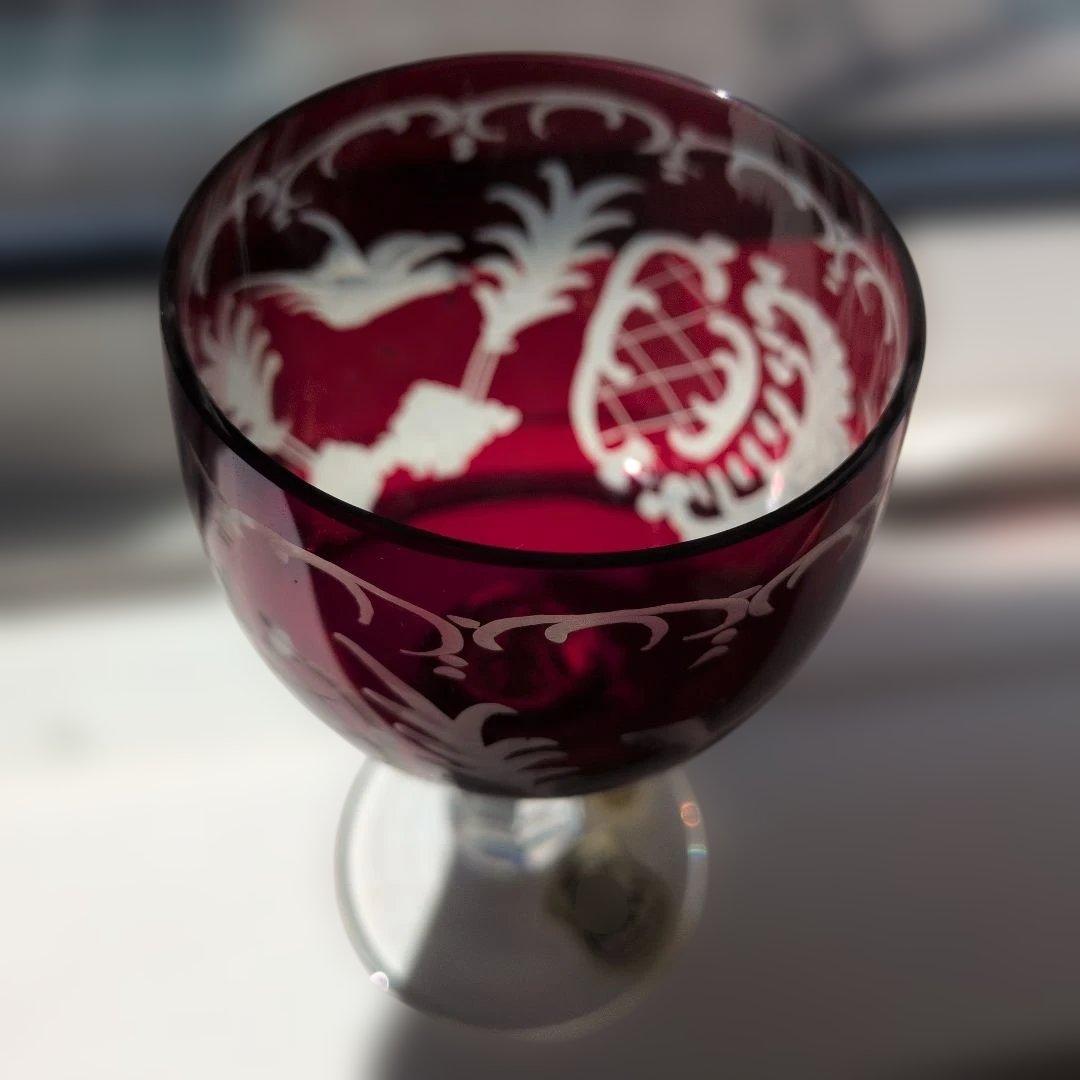 ウィッティ匕（wittig）クリスタル（crystal）工房製 箱付きペアグラス