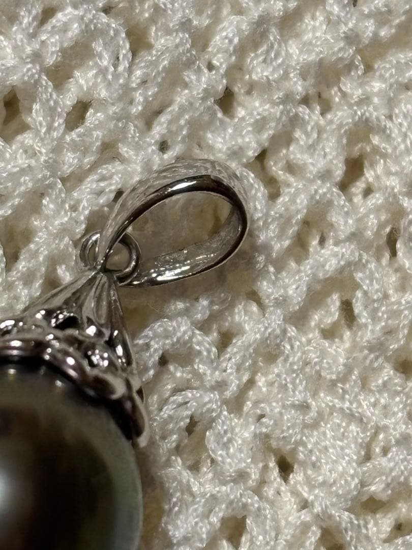 黒蝶パール　ペンダントトップ