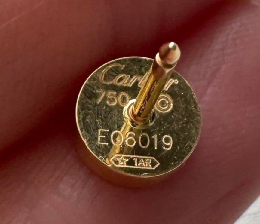 Cartier 750ゴールド ピアス(片耳用)