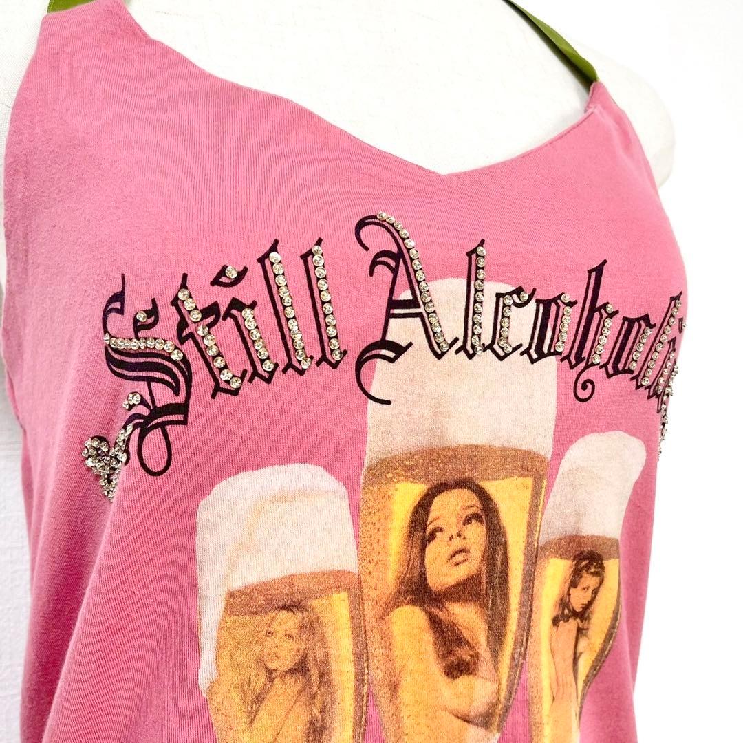 y2k❤️ 00s HYSTERIC GLAMOUR ラインストーン ガールロゴ