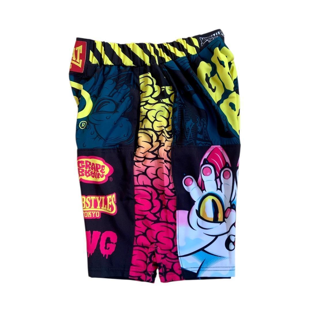 mobstyles GRAPE BRAIN 限定モデル ショートパンツ 黒 L