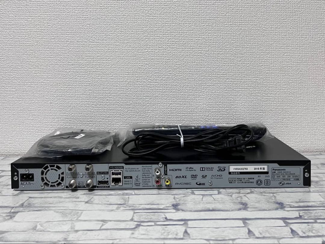 4K 2TB 2番組録画　パナソニック　BDレコーダー　DMR-SW2010