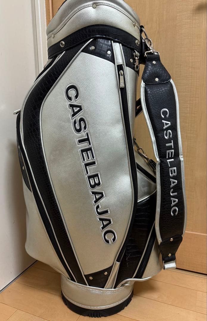 完売★カステルバジャック★キャディバッグ★ゴルフ★ゴルフバッグ★レア★エナメル