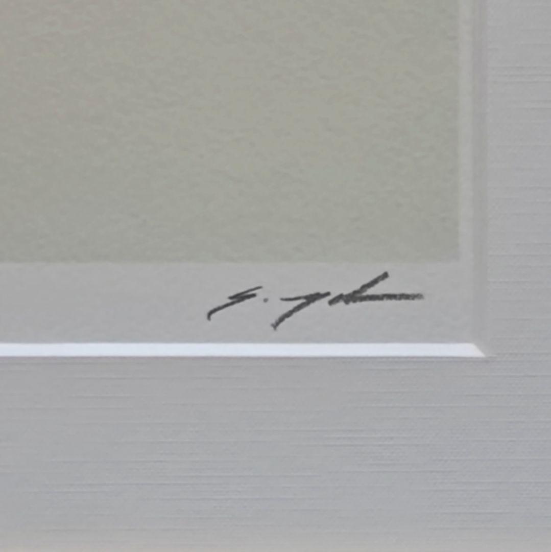 葉祥明 版画 少女とカモメ