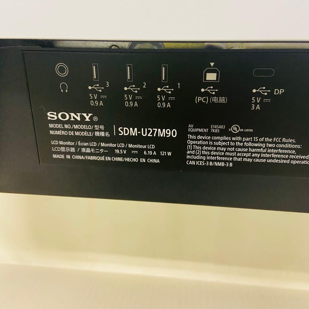 1r25.SONY INZONE M9 SDM-U27M90 27インチ22年製