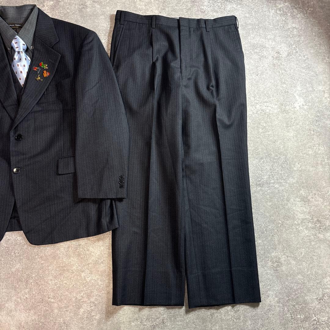 セットアップ ダブルスーツ 成人式 入学式 ピンズ vintage no.149