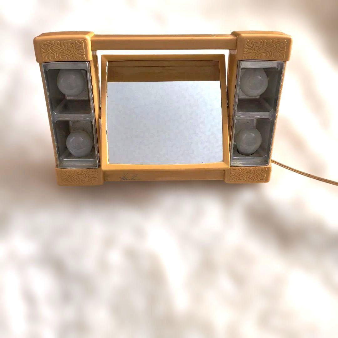 80's アンティーク　メイクミラー