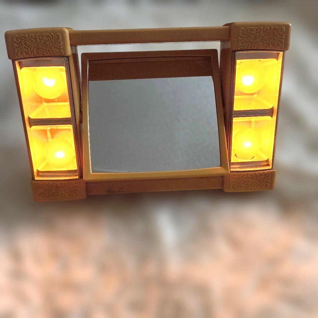 80's アンティーク　メイクミラー