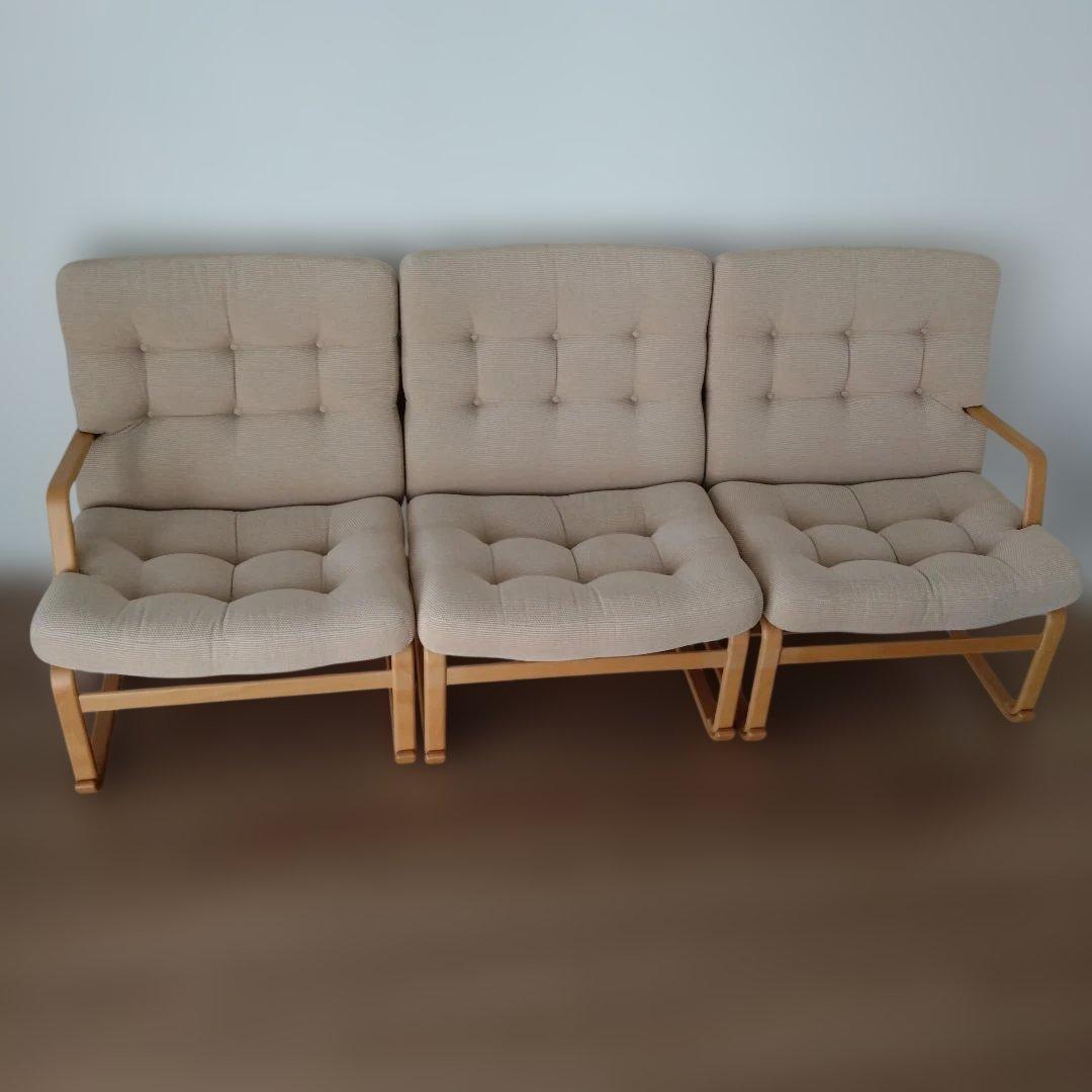 天童木工　ブルーノマットソン　イージーチェア ３シーター ①