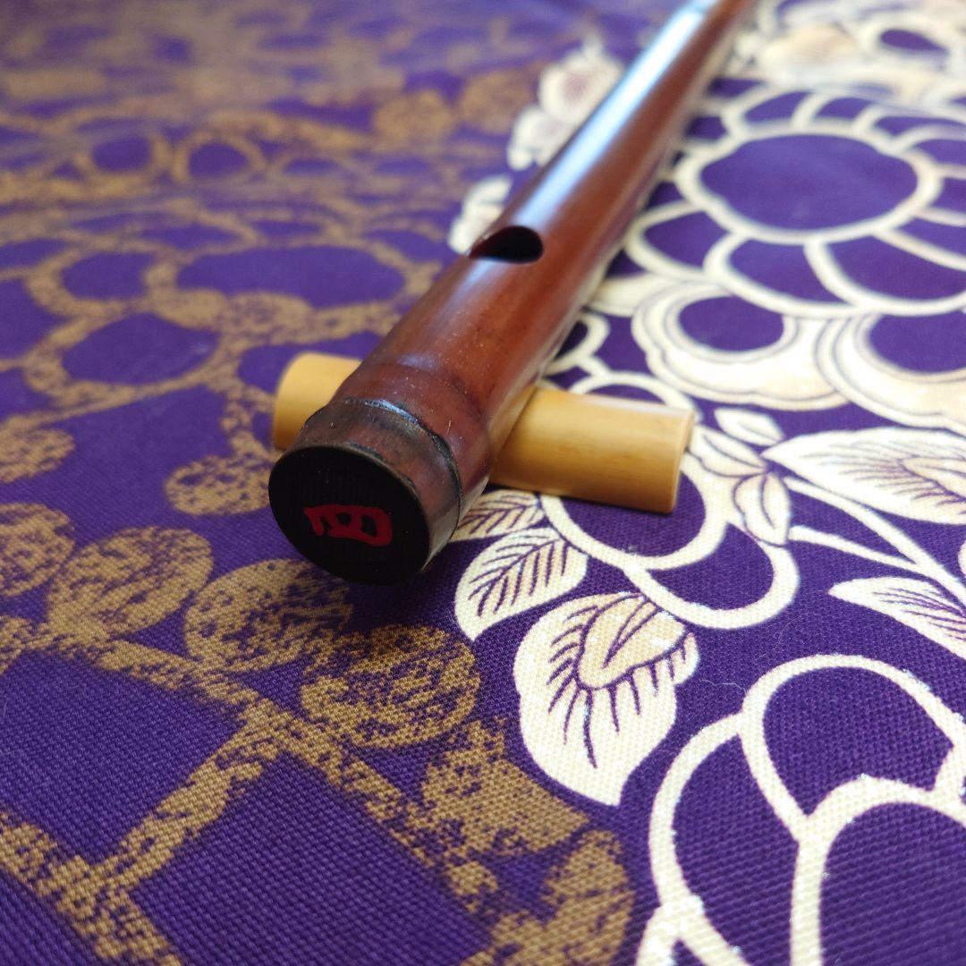 篠笛　煤竹　四本調子　古典調