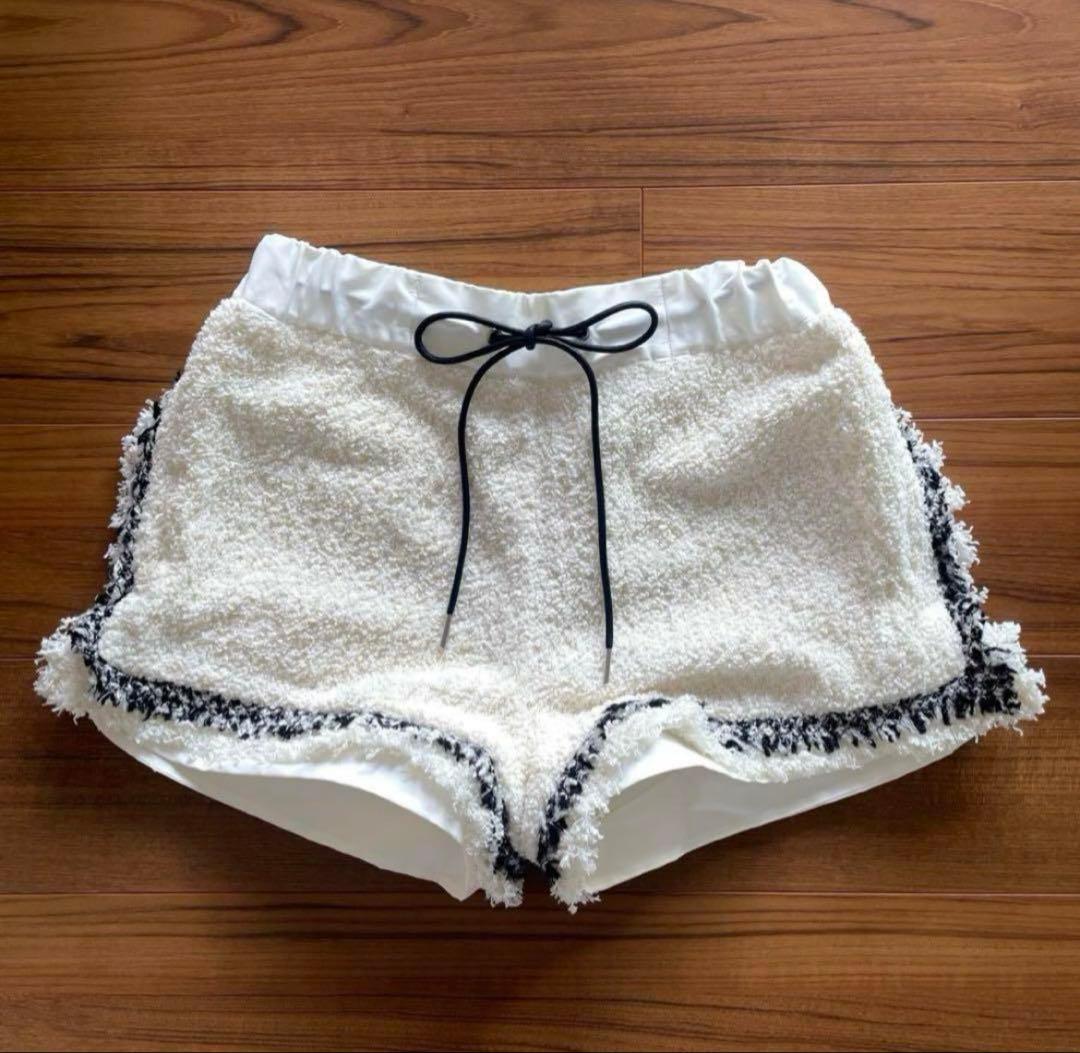 \" sacai サカイ \" ツイード ショートパンツ