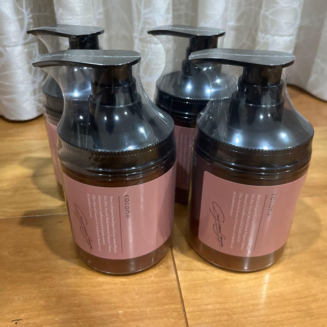 cocone クリームシャンプー ポンプ式　4個セット