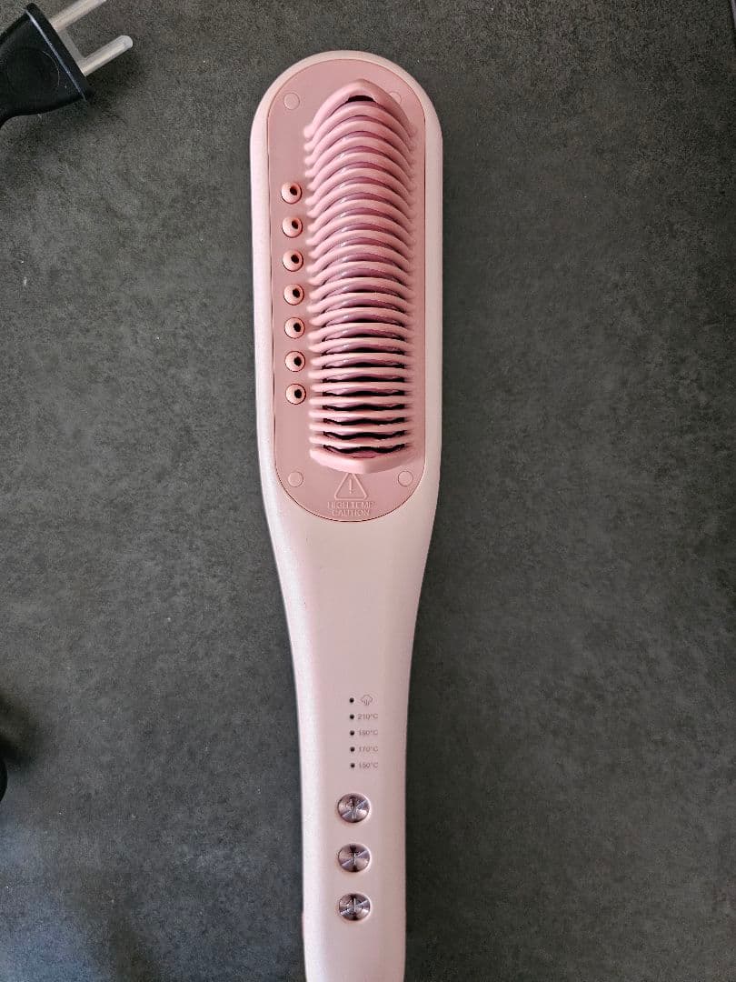 WAVYTALK スチームアイロンプロ ピンク　ストレートヘアアイロン